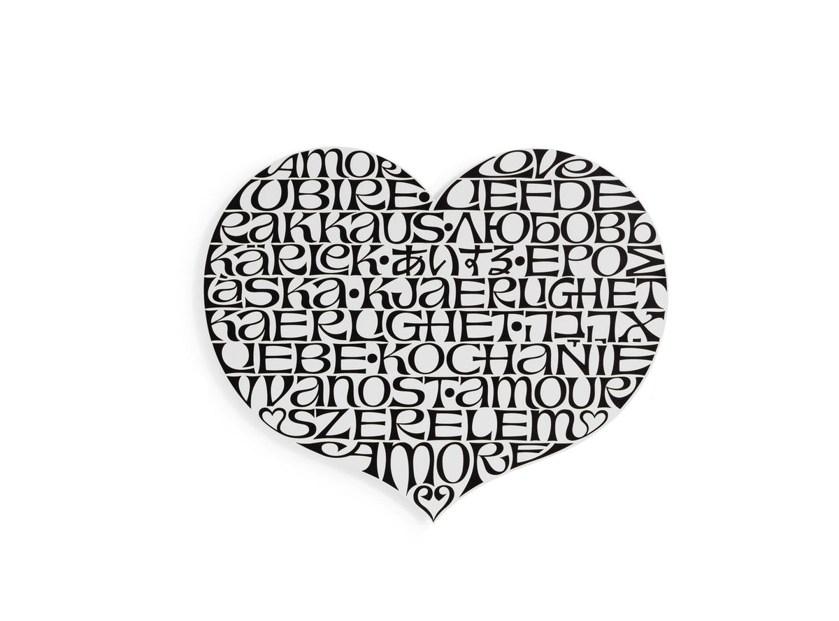 T⭐︎アレキサンダージラルド　LOVE ファブリックパネル Girard Fabric Panel / International Love Heart / 額付き