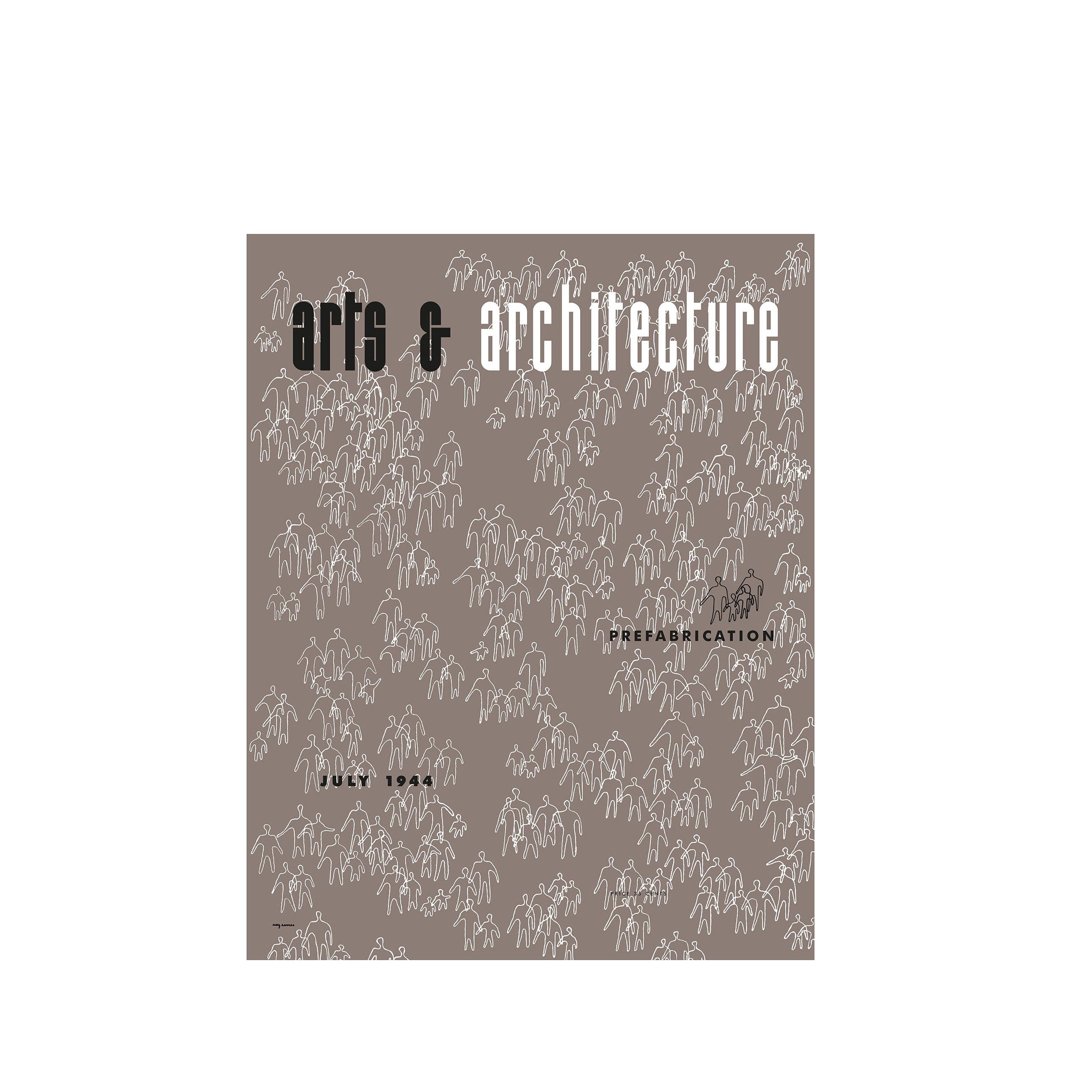 ポスター イームズ カバー プリント Arts & Architecture, Jul