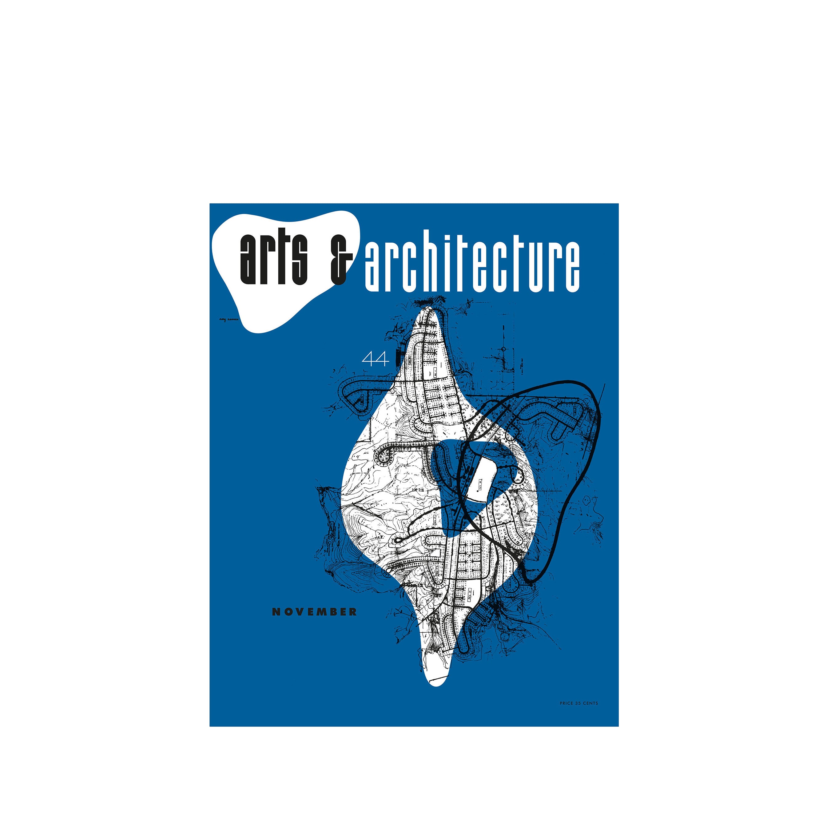 ポスター イームズ カバー プリント Arts & Architecture, Nov