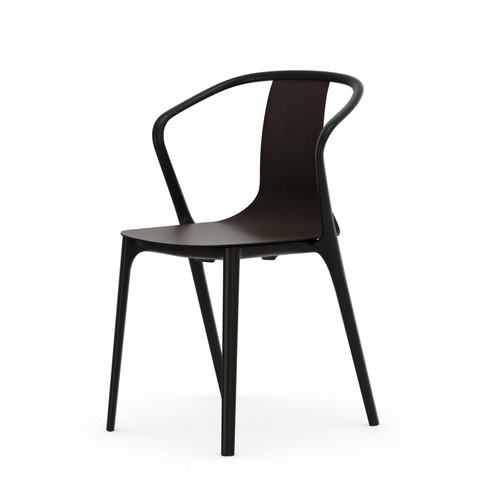 ykp29★【4脚セット】vitra ヴィトラ　ベルヴィルチェア　木目 Vitra（ヴィトラ）Belleville Chair Wood(ベルヴィル チェア