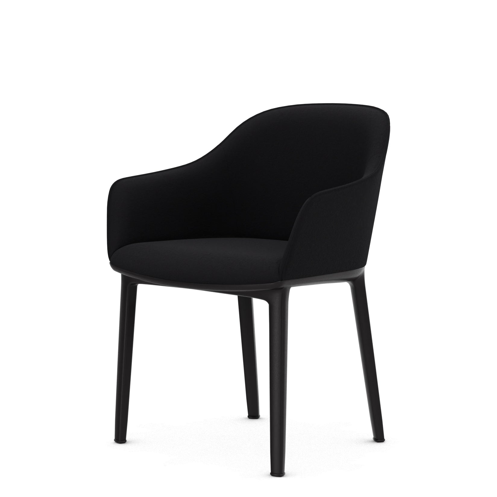 【値下交渉可】Vitra ヴィトラ　ソフトシェル アームチェア　ブラック ソフトシェル チェア 4レッグベース – Vitra Online Shop