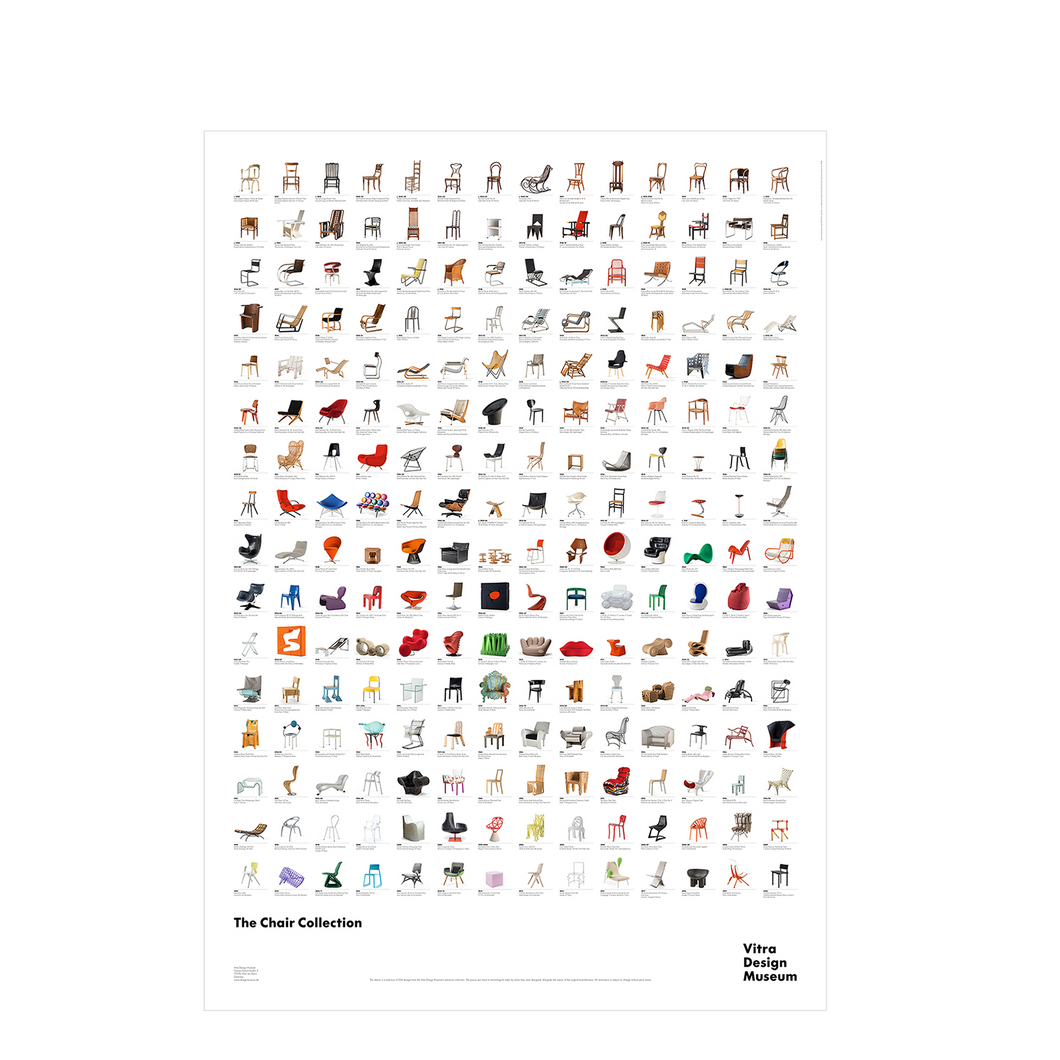 チェア コレクション ポスター Vitra