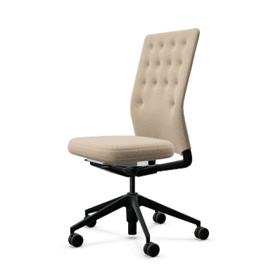 【冬バーゲン★特別送料無料！】 ヴィトラ 在庫処分】vitra ID 切りかけ ブラック 固定脚 肘なし Trim デスクチェア
